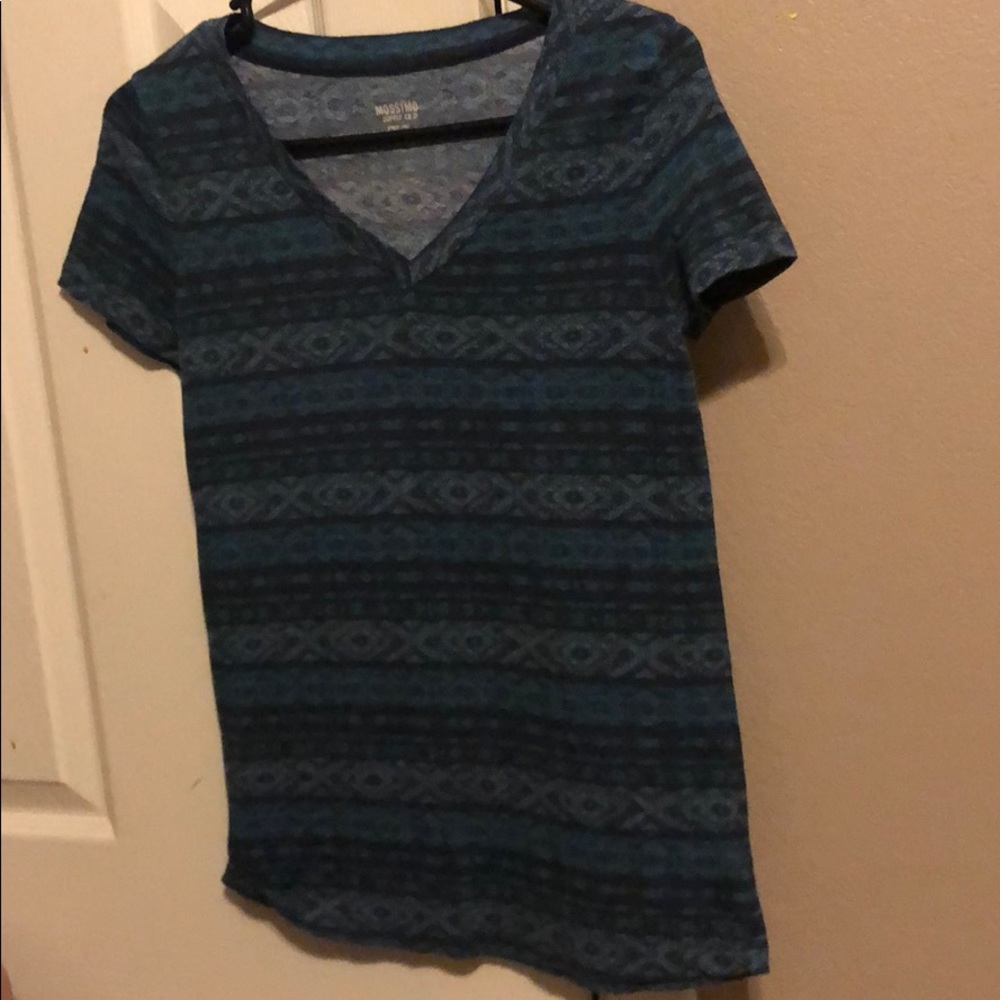 Teal Mossimo tee